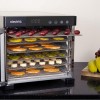 electriQ Commercial Digital Food Dehydrator &amp; Dryer with 6 Shelves and 48 Hour Timer - Stainless Steel