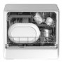 electriQ Series 2 Mini Table Top Dishwasher - White