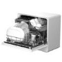 electriQ Series 2 Mini Table Top Dishwasher - White