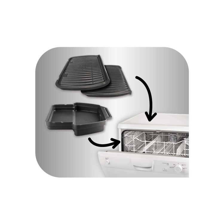 Tefal gc713d40 OptiGrill+ Health Grill Stainless Steel