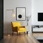 Box Opened electriQ Dimmable Smart Wifi Filament Globe Bulb Large with E27 screw base - Smoked Amber finish - Alexa & Google Home compatible