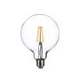 electriQ Dimmable Smart Wifi Large Filament Globe Bulb E27 screw Base - Clear finish - Alexa & Google Home compatible