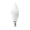 electriQ Dimmable Smart Colour Wifi Candle LED Bulb with E14 screw ending - Alexa &amp; Google Home compatible