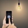 electriQ ST64 Smart dimmable Wifi filament bulb with B22 bayonet fitting - Smoked Amber finish - Alexa &amp; Google Home compatible