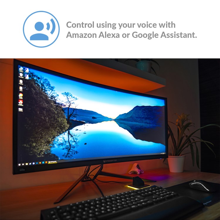 3 Metre Wifi Smart Colour LED Backlight Strip - Cut to size