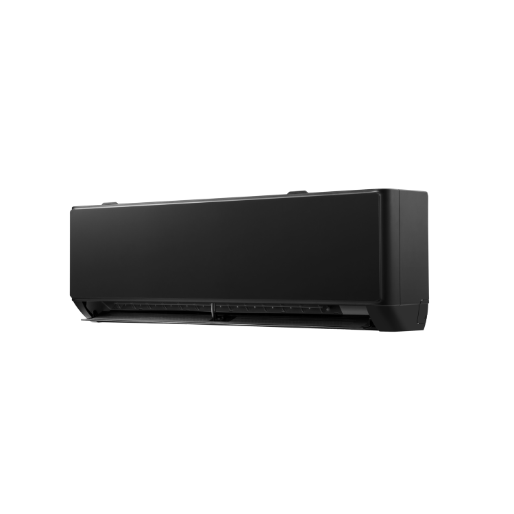electriQ iQool Multi-Split 2 x 12000 BTU Smart Wall Mounted Air Conditioner with Heat Pump - Pipe Kits Included - Black
