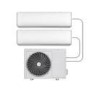 electriQ iQool Multi-Split 2 x 9000 BTU Smart Wall Mounted Air Conditioner with Heat Pump - Pipe Kits Included