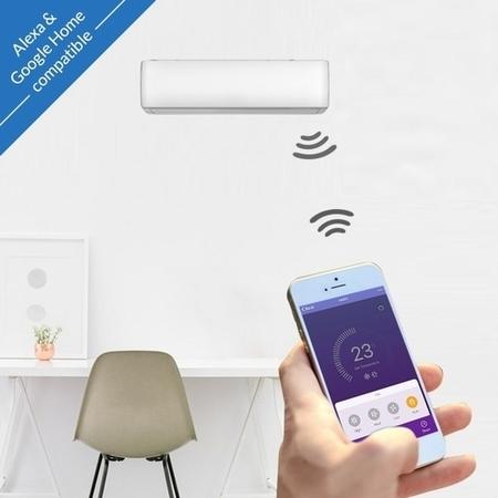 electriQ iQool Multi-Split 2 x 9000 BTU Smart Wall Mounted Air Conditioner with Heat Pump - Pipe Kits Included