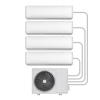 electriQ iQool Multi-Split 4 x 12000 BTU Smart Wall Mounted Air Conditioner with Heat Pump - Pipe Kits Included electriQ iQool Multi-Split 4 x 12000 BTU Smart Wall Mounted Air Conditioner with Heat Pump - Pipe Kits Included