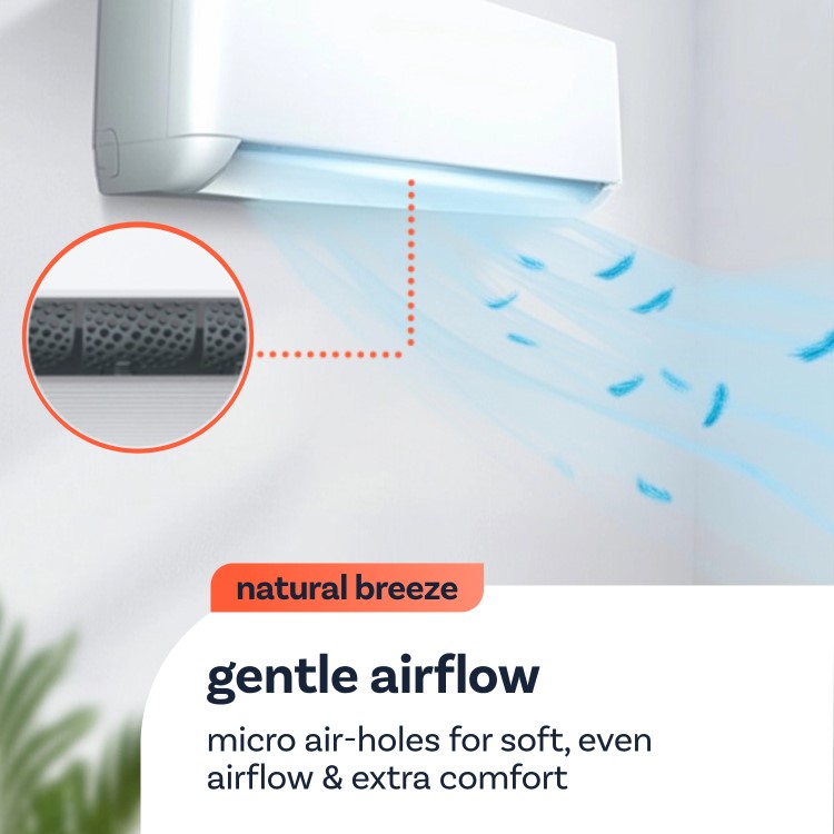 electriQ iQool Multi-Split 4 x 12000 BTU Smart Wall Mounted Air Conditioner with Heat Pump - Pipe Kits Included