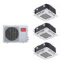 Refurbished TCL 3-Way 3x 9000 BTU 8kW WiFi Smart A++ Ceiling Cassette Air Conditioner with Single Outdoor Unit