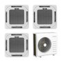 electriQ iQool Multi-Split 2 x 18000 BTU / 1 x 12000 BTU Smart Ceiling Cassette Air Conditioner with Heat Pump - 5m Pipe Kit Included