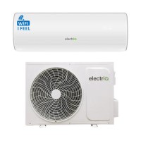 electriQ iQool Plus 12000 BTU Smart A+++ Wall Mounted Air Conditioner with Heat Pump - 5m Pipe Kit Included