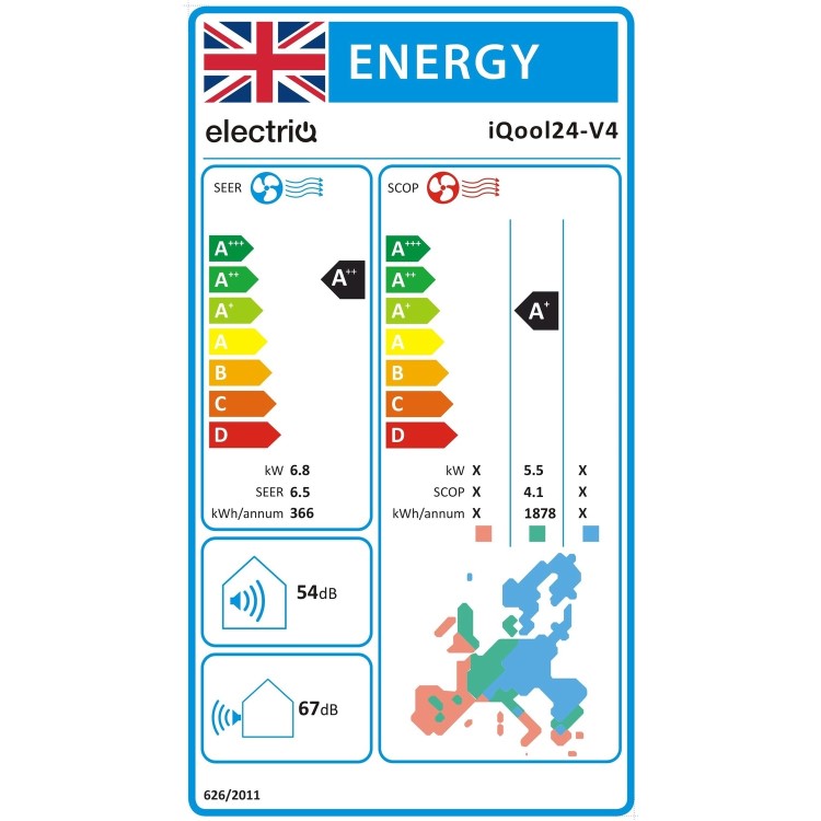 Outdoor unit for iQool12-V1 single phase
