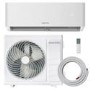 electriQ iQool 28000 BTU WiFi Smart A++ Wall Mounted Split Air Conditioner with Heat Pump - 5m Pipe Kit Included