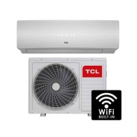 GRADE A1 - TCL 9000 BTU WIFI Smart A++  easy-fit DC Inverter Wall Split Air Conditioner with 5 meters pipe kit 