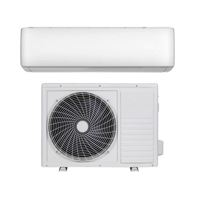 GRADE A1 - outdoor 9000 BTU WIFI Smart A++ easy-fit DC Inverter Wall Split Air Conditioner with 5 meters pipe kit