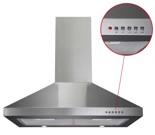 70 cm Chimney cooker hood