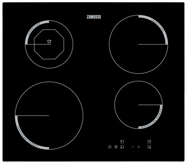 Zanussi ZEI6840FBA inuction hob with ceramic glass surface