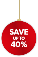 Save up to 40%.