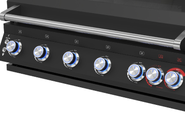 Six powerful burners