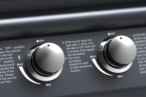 Great cooking control