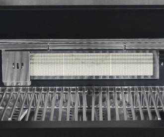 Infrared back burner