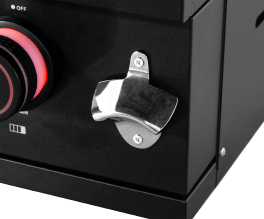 Built-in bottle opener