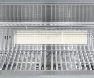 Infrared back burner