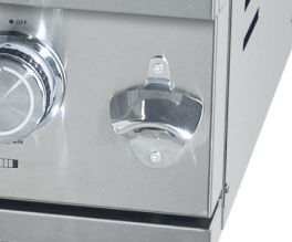 Built-in bottle opener