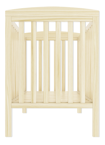 Oscar & Ivy pine cot side view