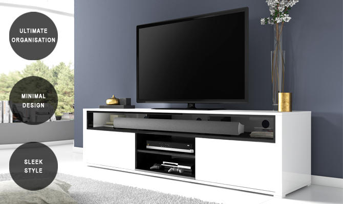 Evoque sound bar TV unit