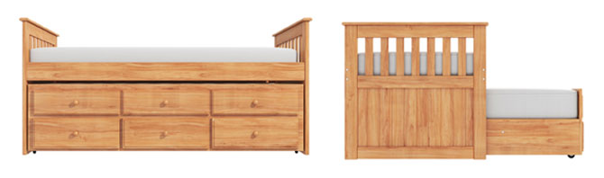 oxford captain bed