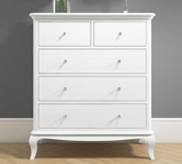White Chests of Drawers.
