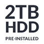 2TB HDD