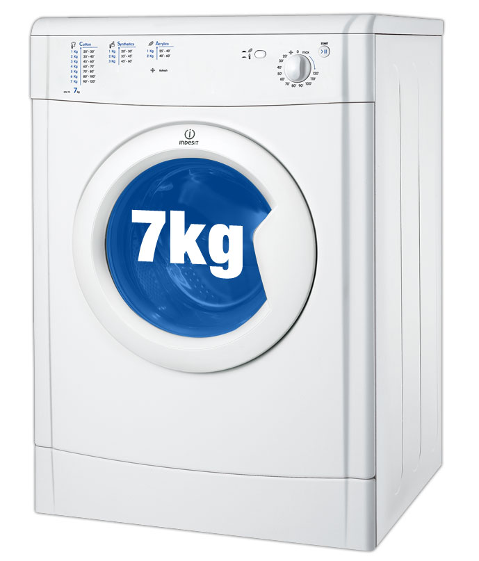 Indesit IDV75 Tumble Dryer with 7kg capacity