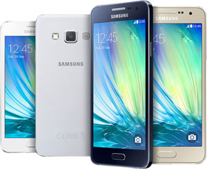 Samsung Galaxy A3 premium metal design
