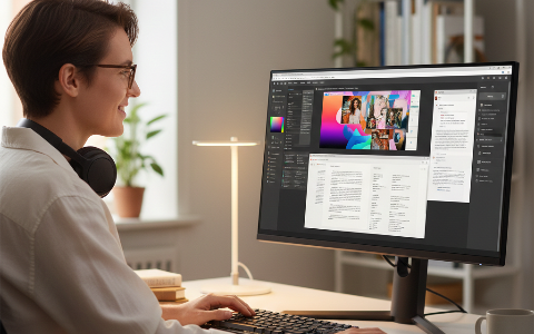 Comfort for Long Hours: Low Blue Mode and Flicker-Free