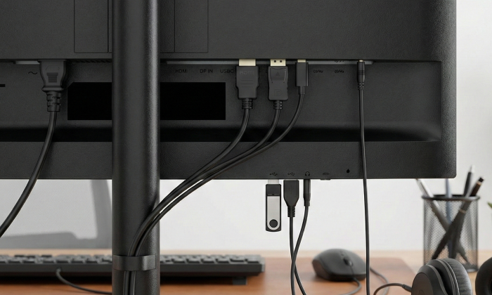 Versatile Connectivity and Built-in Audio