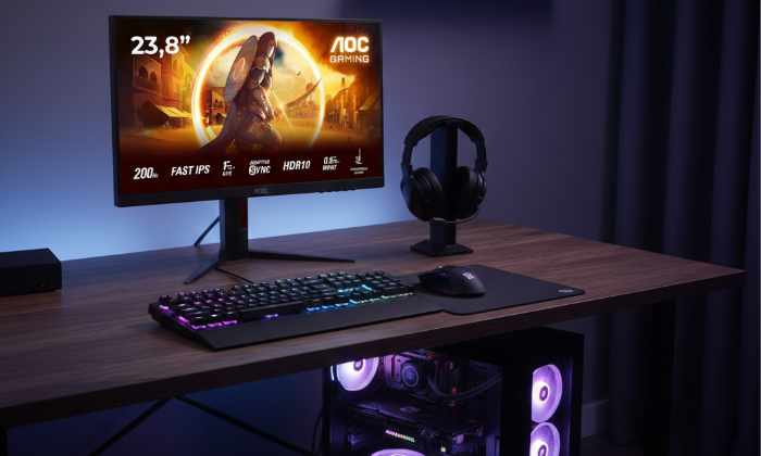 Ergonomic Stand and Modern Connectivity