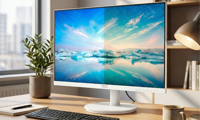 LowBlue Mode for easy-on-the-eyes productivity