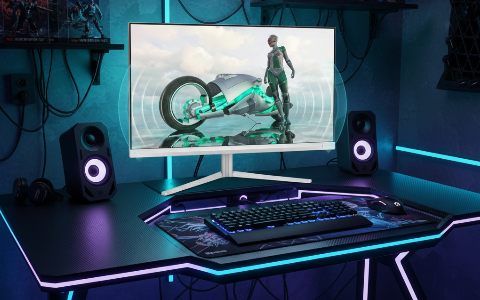 Built-in stereo speakers for multimedia