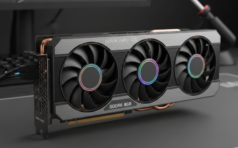 RTX 4070 GPU with GDDR6 8GB