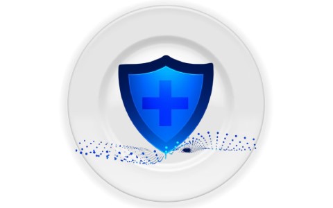 Hygienic dishwasher.