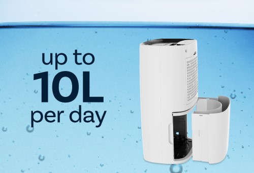 Extracts up to 10L of water per day.