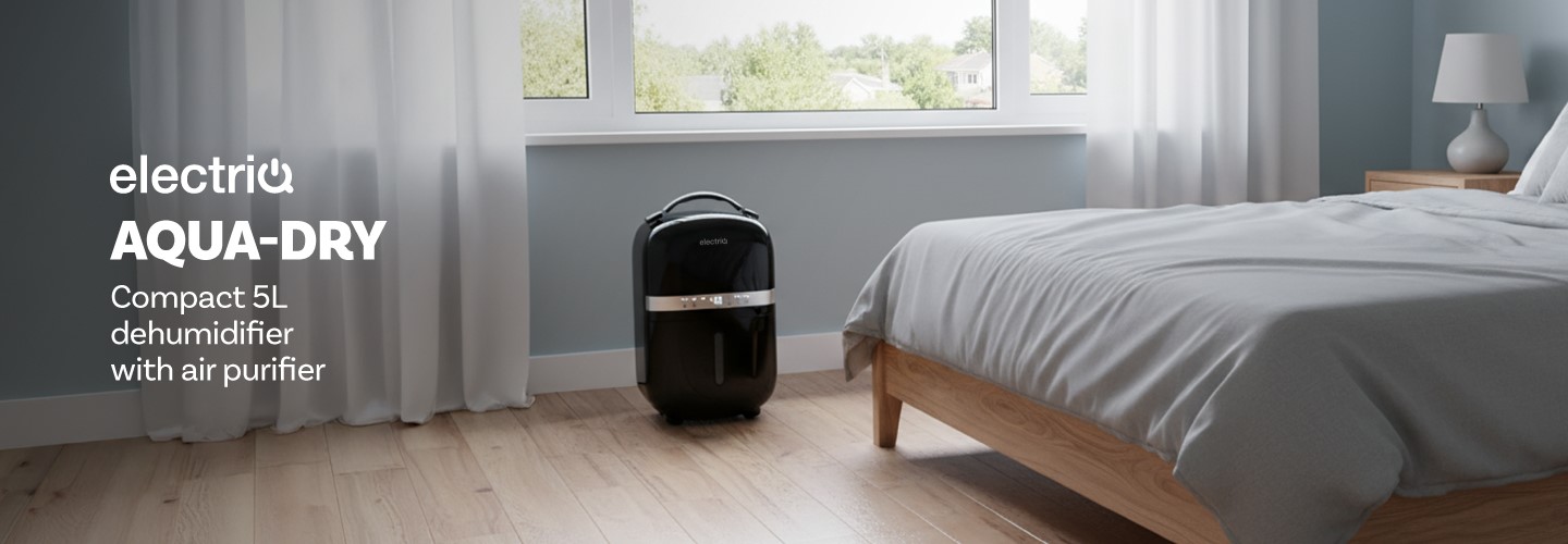 electriQ Aqua-DryB 5L Compact Compressor Dehumidifier