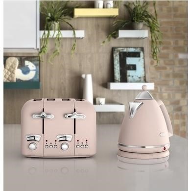 Delonghi Argento Flora Kettle and Toaster Set Pink Page
