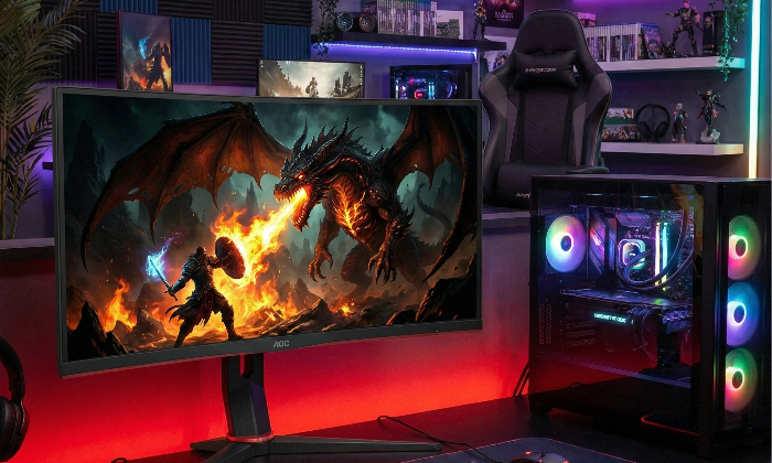 1500R Curved VA Panel: Deep Immersion and Contrast