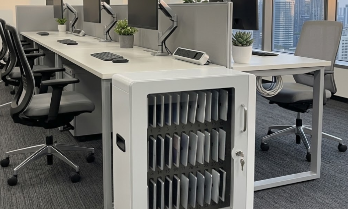 Optimised airflow channels for safe device charging temperatures