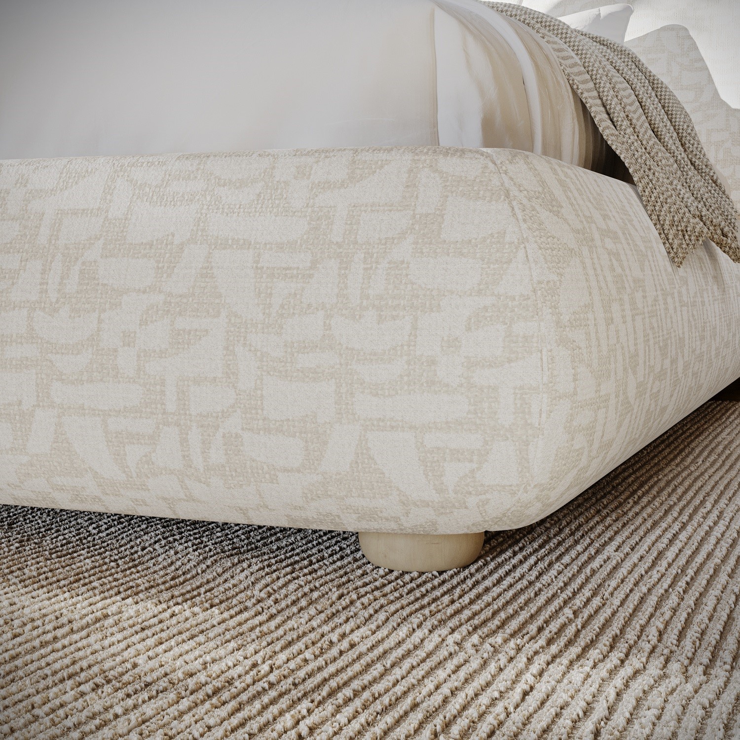 Ciara Curved Bed Base